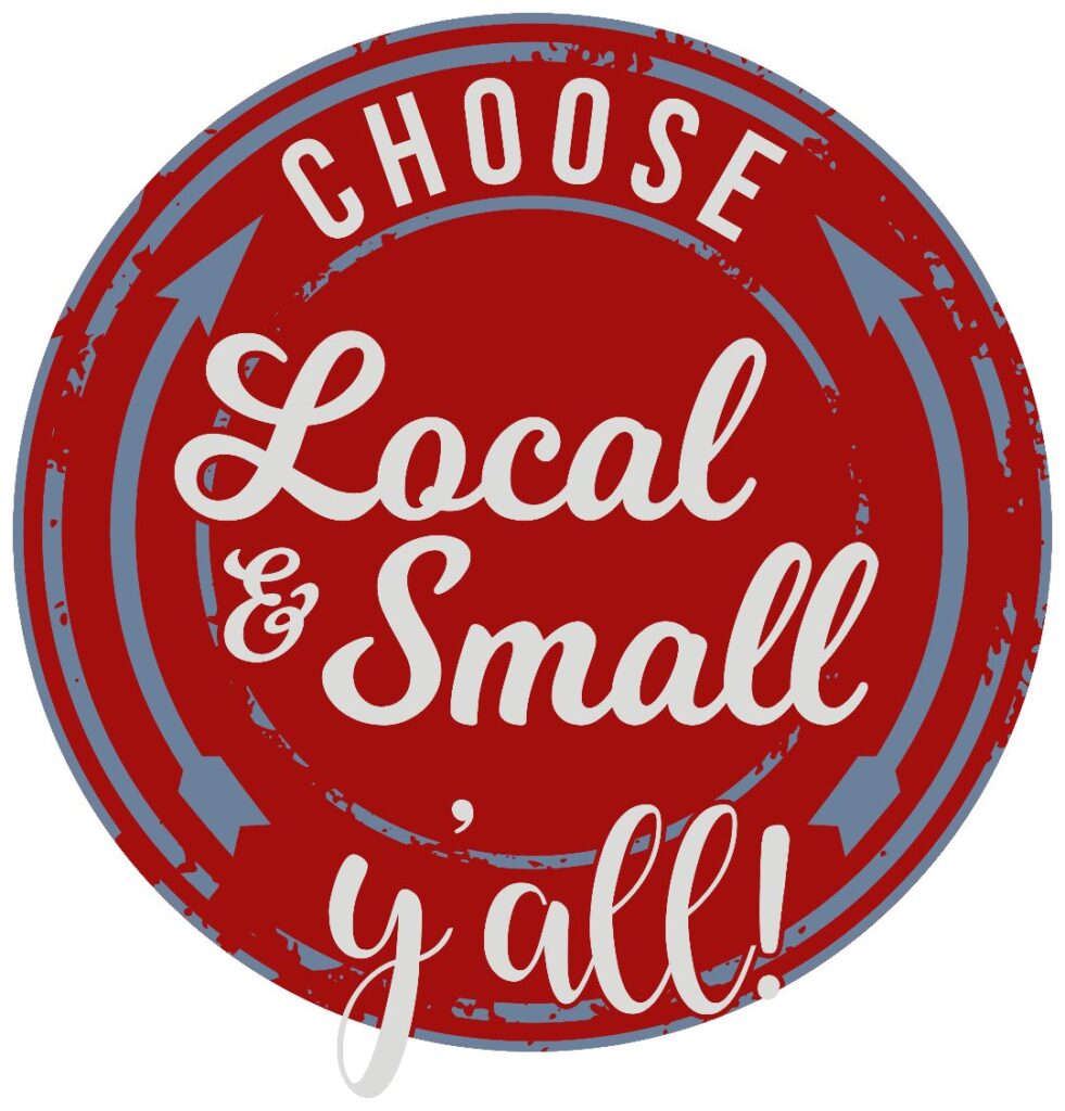 Choose Local and Small Yall Garner Local Heroes Sponsor