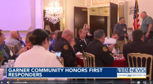 WRAL Visits Garner Local Heroes Event - May 2024