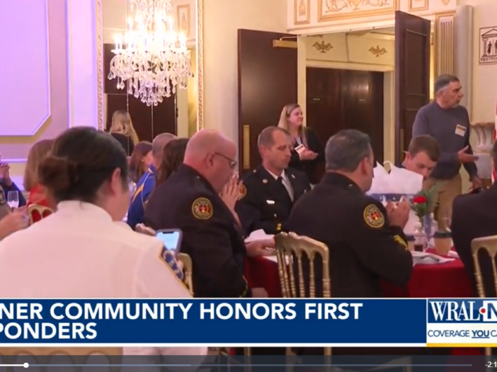 WRAL Visits Garner Local Heroes Event - May 2024
